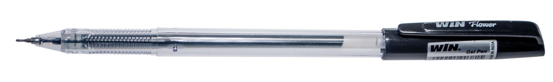 Ручка гелева WIN (FLOWER), чорнила чорні